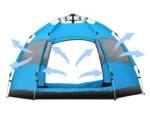 folding camping Tent Portable Automatic Speed Open family picnic Tents Canopy for 3-5 person beach shelters