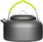 Camping Kettle for Boiling Water, 1.1L Aluminum Camping Tea Kettle, Portable Lightweight Teapot Coffee Kettle for Camping ing Travel