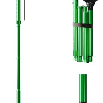 Walking Cane - Height Adjustable Free Standing Foldable Canes, Aluminum Alloy Walking Stick with 360° Pivoting Base, Lightweight, Anti-Lost Tag, Canes for Women Men Seniors & Mountaineers