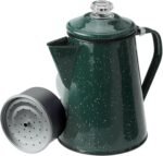 Percolator Coffee Pot | Enamel Campfire Coffee Boiler Kettle for Camping Cooker, Cabin, RV, Kitchen, Hunting and ing